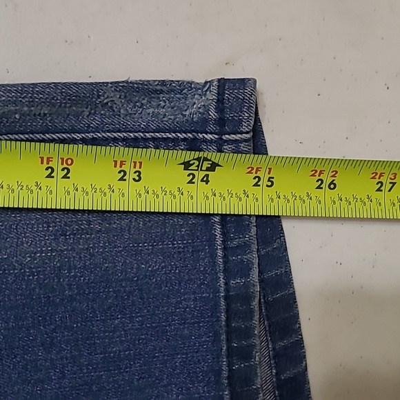 Vintage America Distressed Boho Crop Jeans size 8/29 - Picture 6 of 8